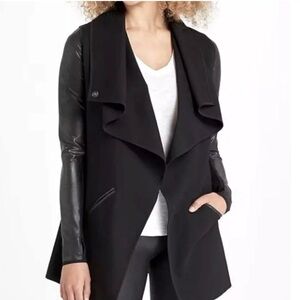 Spanx Women's Black Drape Front Jacket